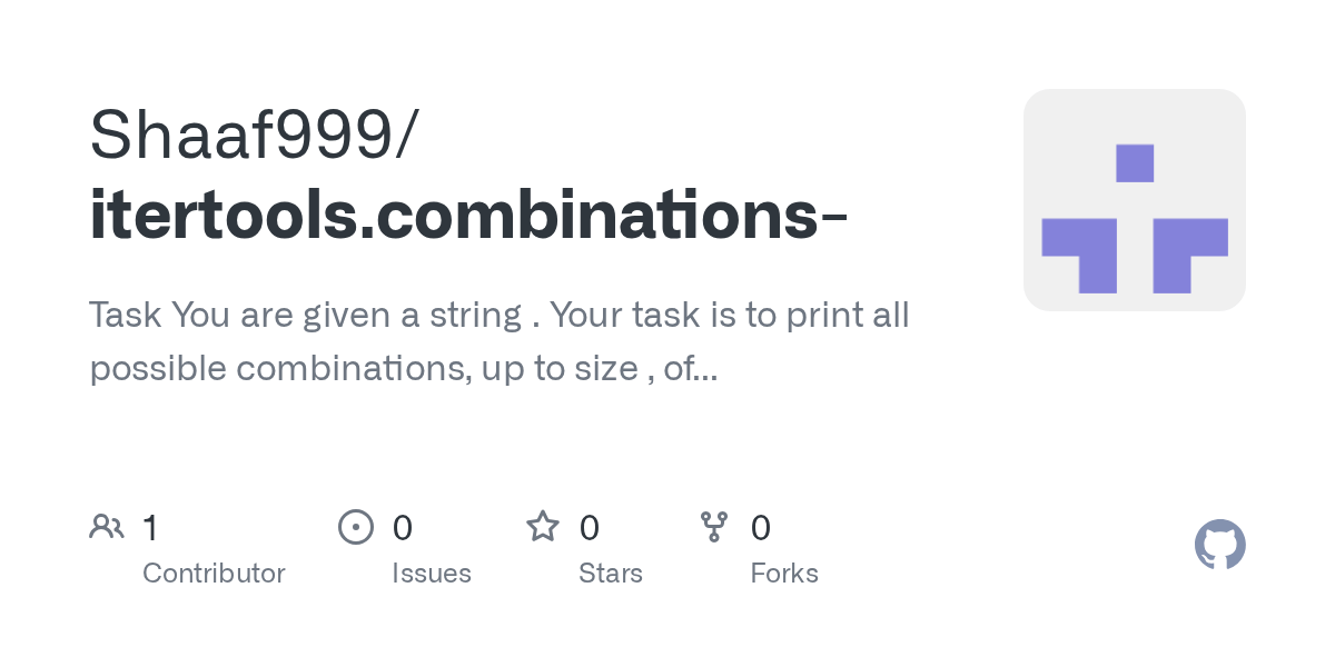 GitHub Task You are given a string