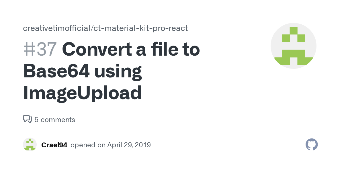 Convert a file to Base64 using ImageUpload · Issue 37