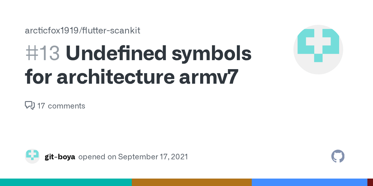 Undefined symbols for architecture armv7 · Issue 13 · arcticfox1919