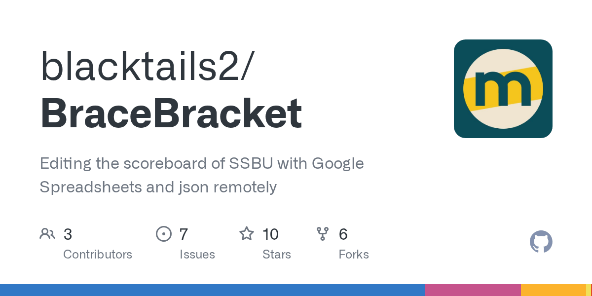 GitHub blacktails2/BraceBracket Editing the scoreboard of SSBU with