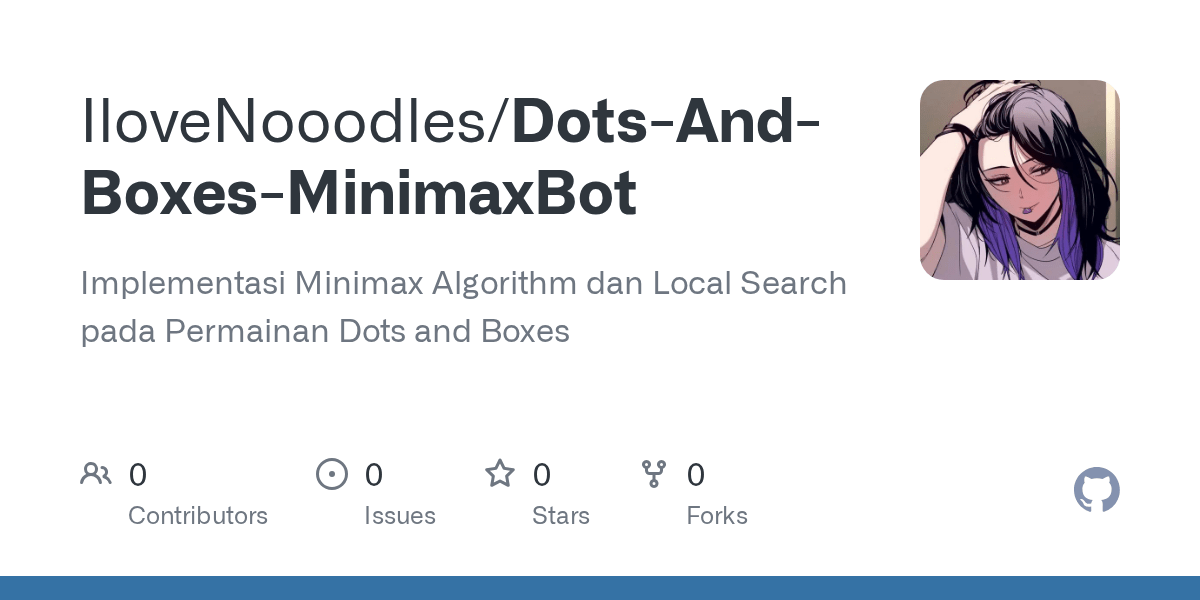 GitHub IloveNooodles/DotsAndBoxesMinimaxBot Implementasi Minimax