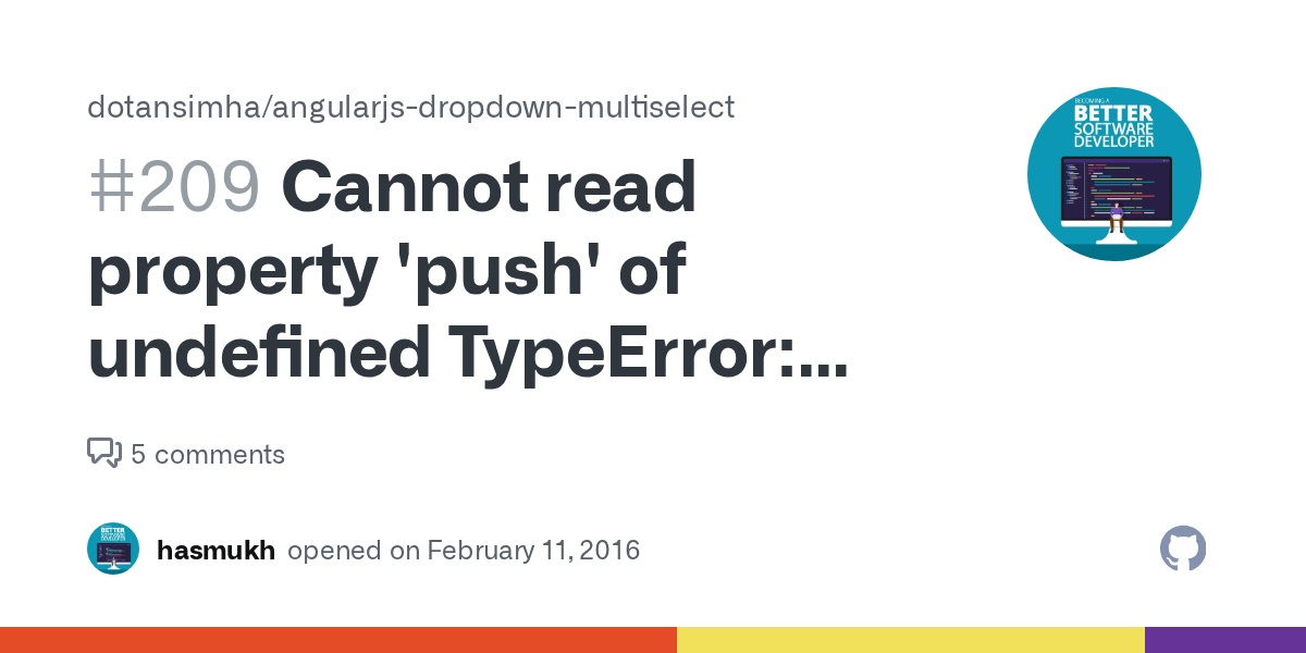 Cannot read property 'push' of undefined TypeError Cannot read