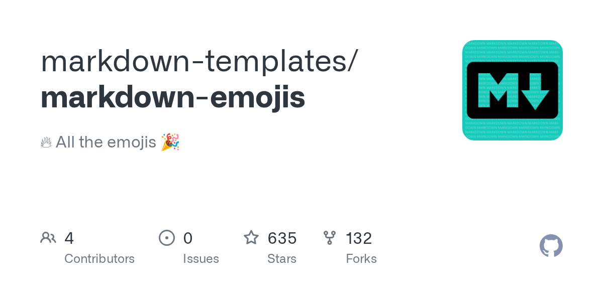 markdownemojis/emojis.json at master · markdowntemplates/markdown