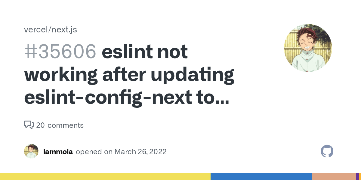 eslint not working after updating eslintconfignext to v12.1.1 · Issue