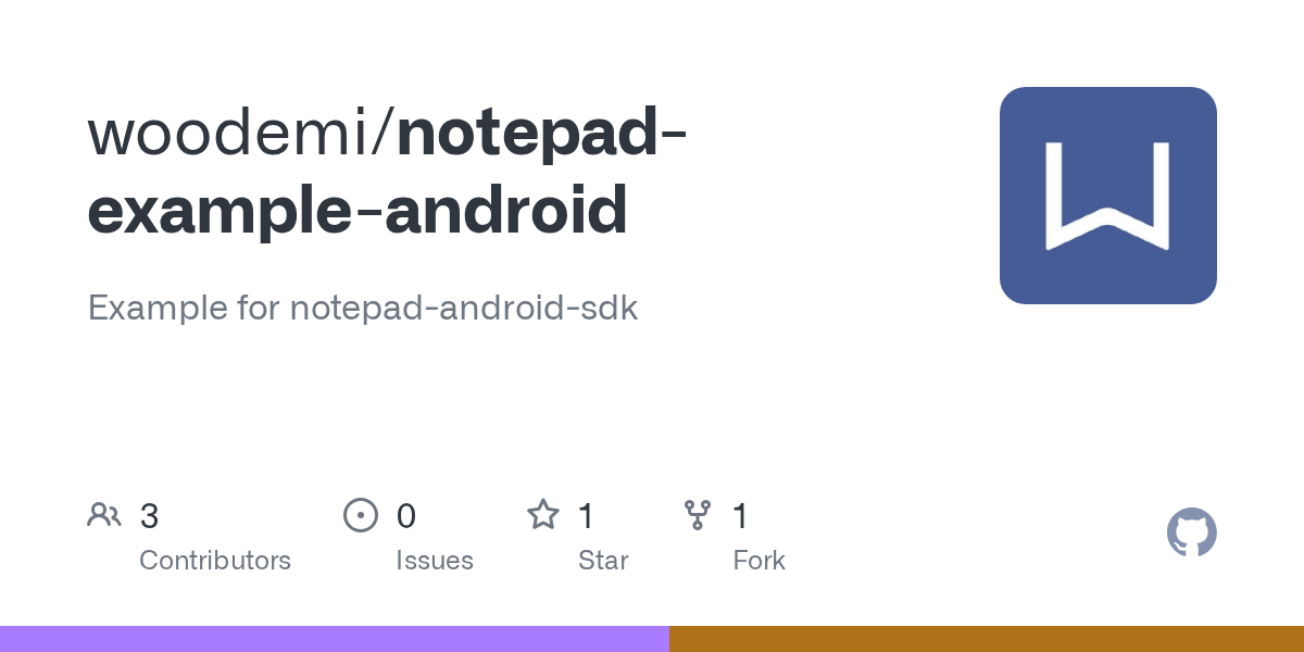 GitHub woodemi/notepadexampleandroid Example for notepadandroidsdk