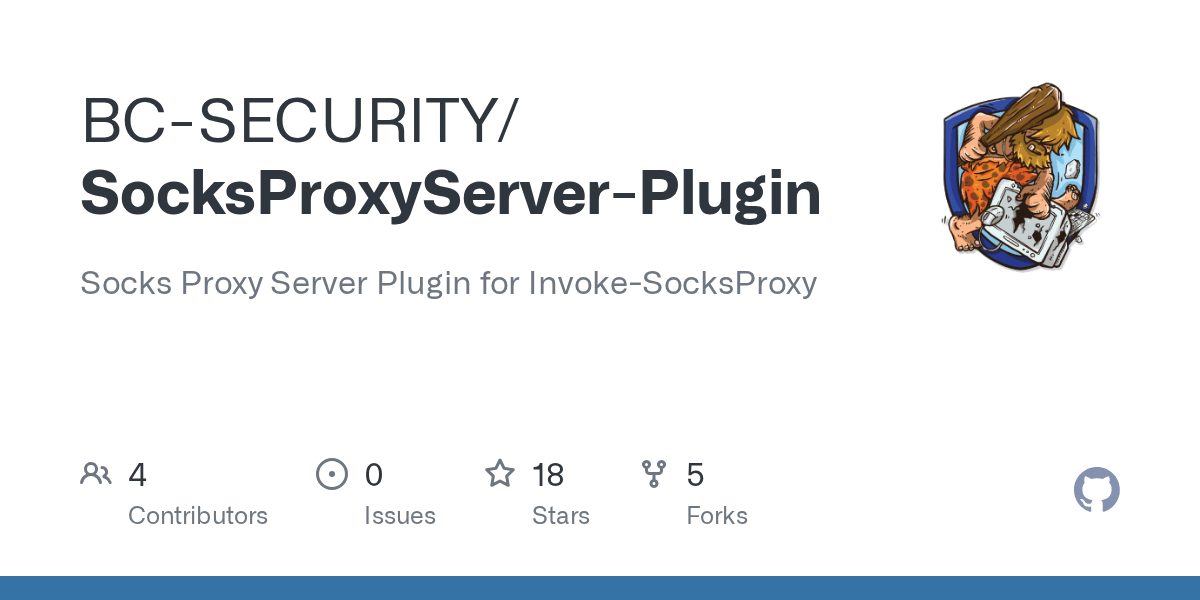 GitHub BCSECURITY/SocksProxyServerPlugin Socks Proxy Server Plugin