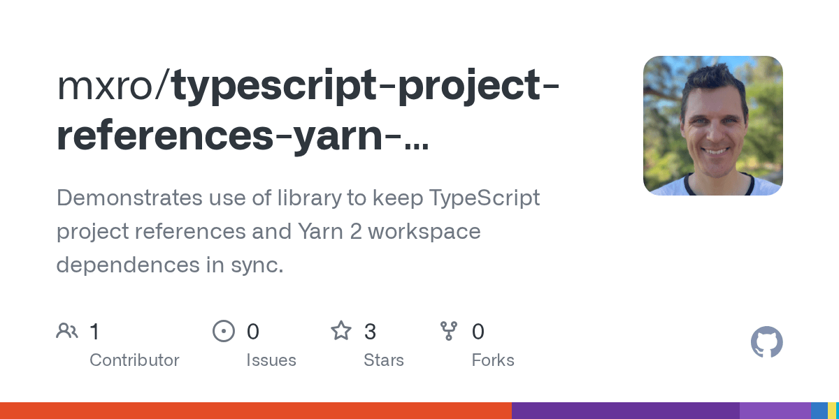 GitHub mxro/typescriptprojectreferencesyarnworkspacesync