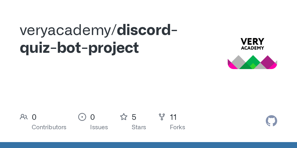 GitHub veryacademy/discordquizbotproject