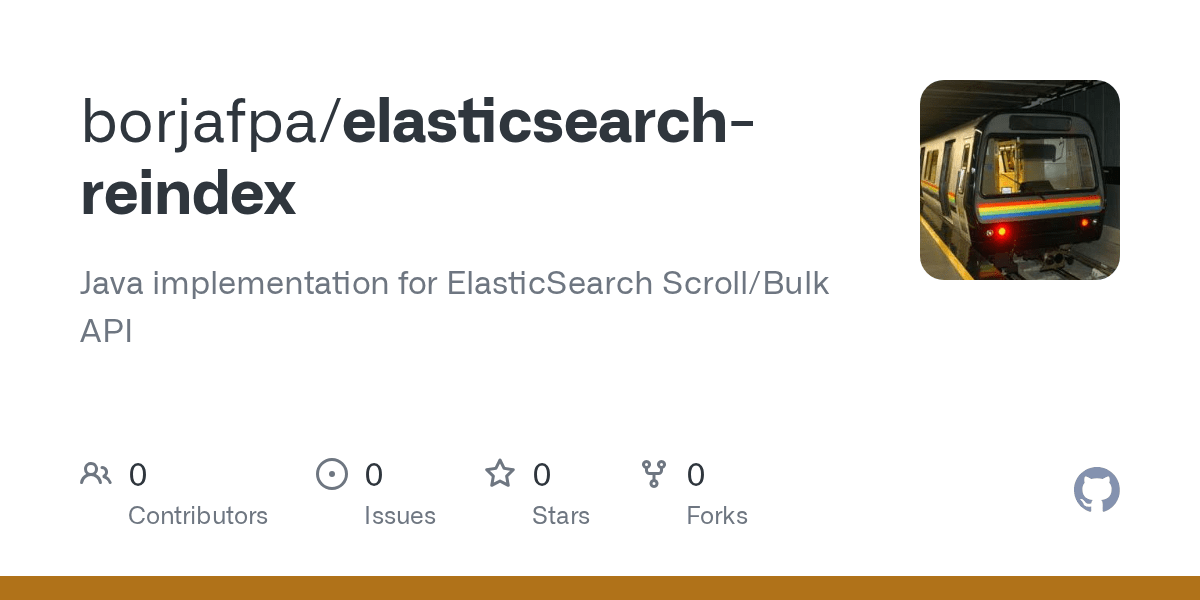 GitHub borjafpa/elasticsearchreindex Java implementation for