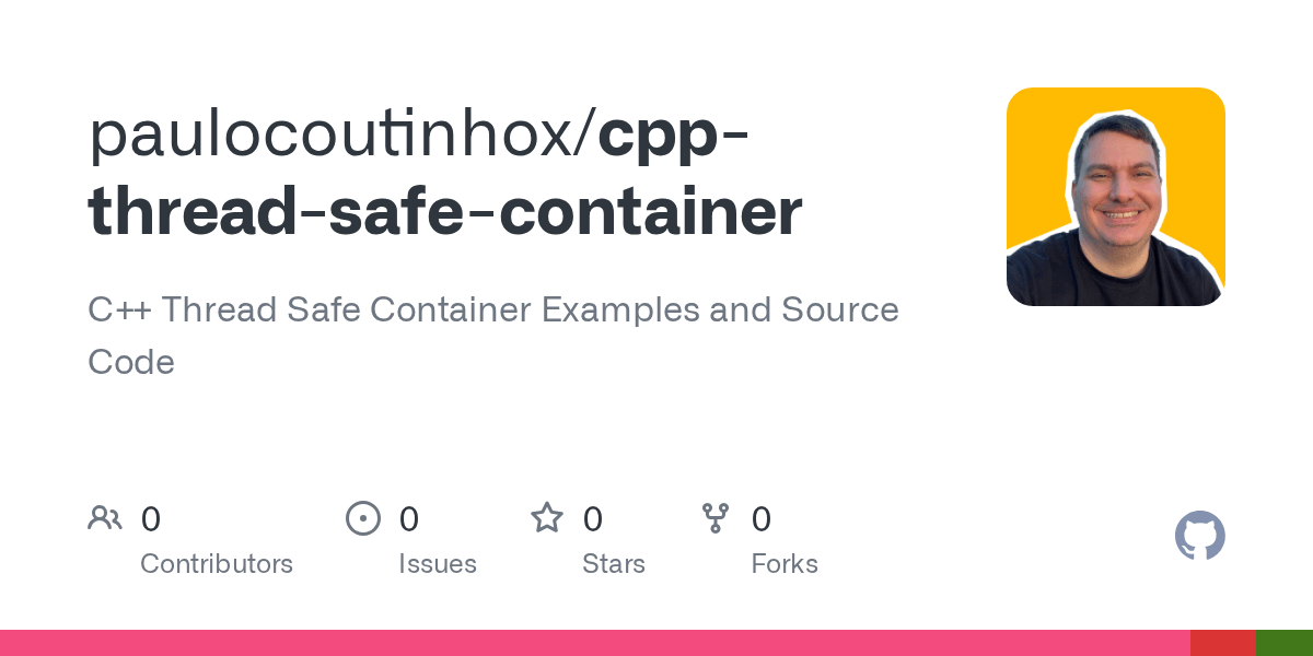 GitHub paulocoutinhox/cppthreadsafecontainer C++ Thread Safe
