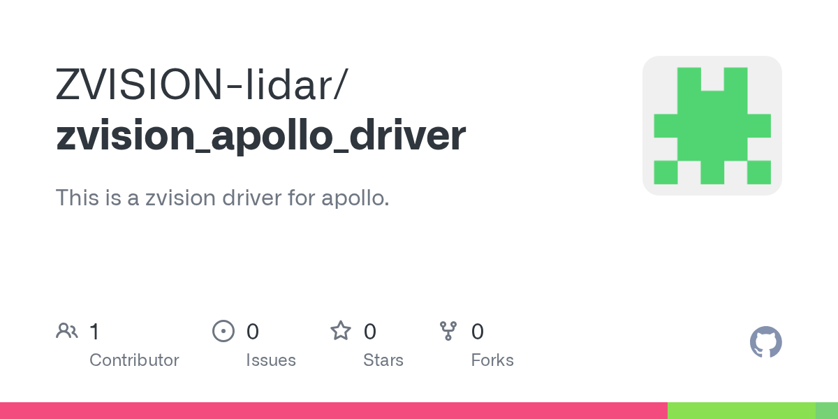 GitHub ZVISIONlidar/zvision_apollo_driver This is a zvision driver