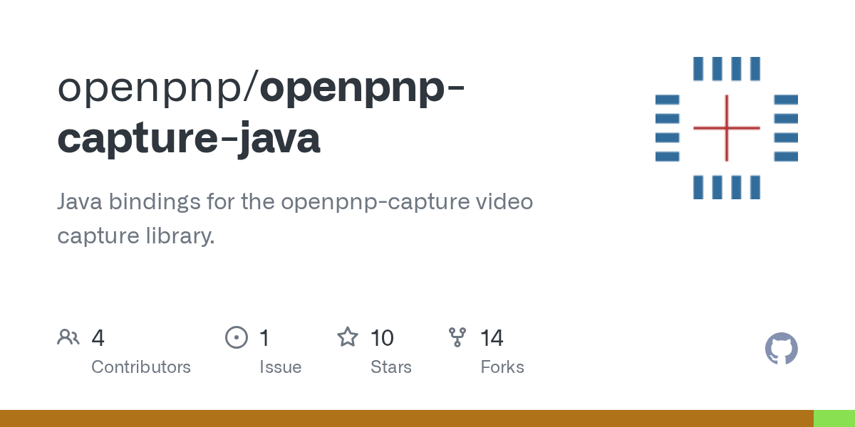 GitHub openpnp/openpnpcapturejava Java bindings for the openpnp