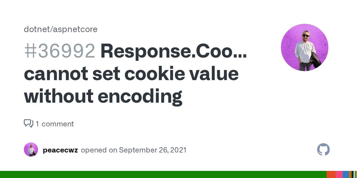 Response.Cookies.Append cannot set cookie value without encoding