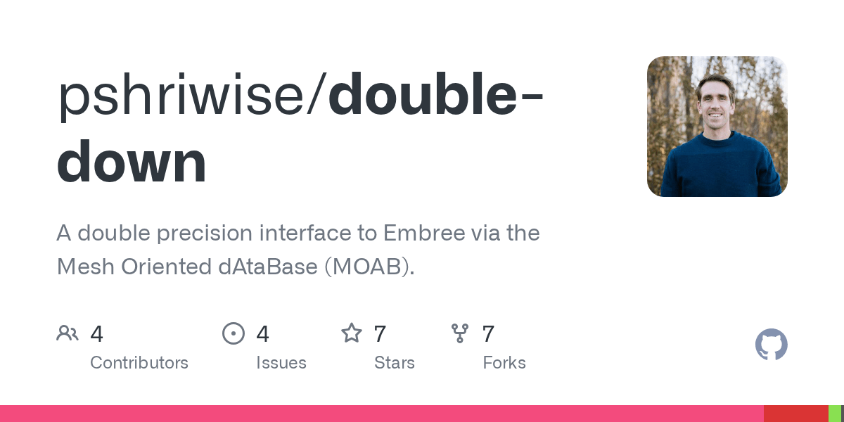 GitHub pshriwise/doubledown A double precision interface to Embree via the Mesh Oriented