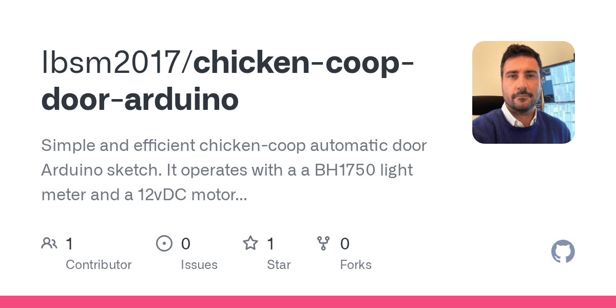 GitHub lbsm2017/chickencoopdoorarduino Simple and efficient