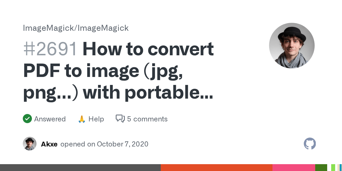 How to convert PDF to image (jpg, png...) with portable version