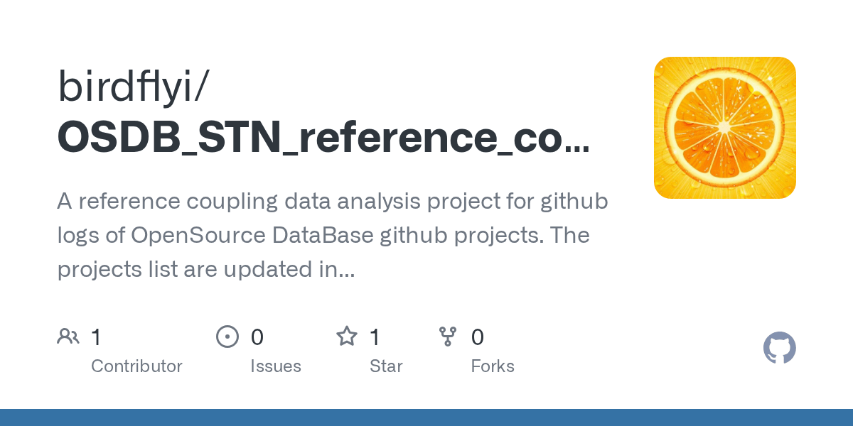 GitHub birdflyi/OSDB_STN_reference_coupling_data_analysis A