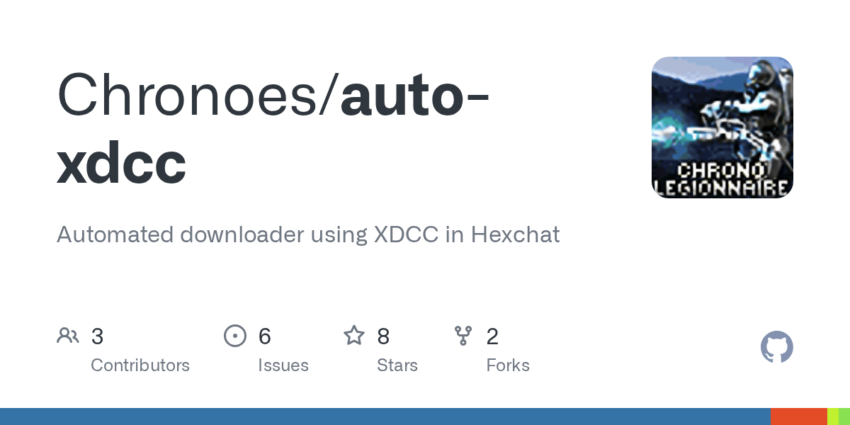 GitHub Chronoes/autoxdcc Automated downloader using XDCC in Hexchat
