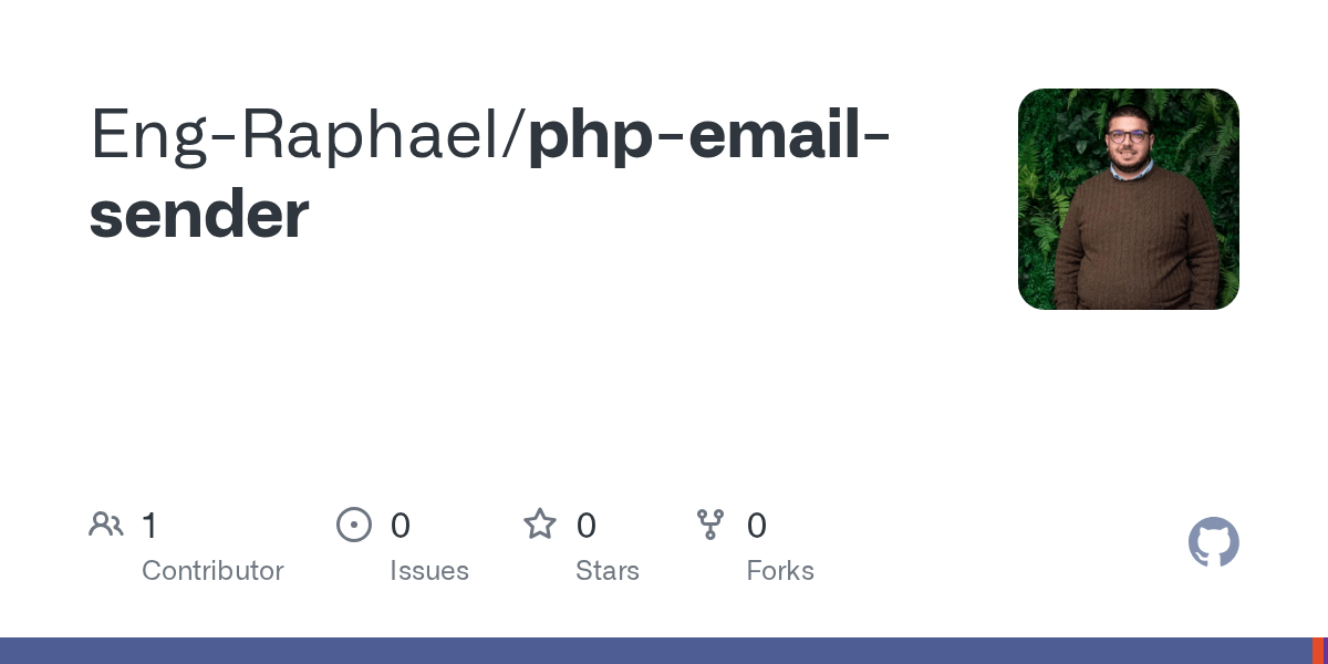 GitHub EngRaphael/phpemailsender