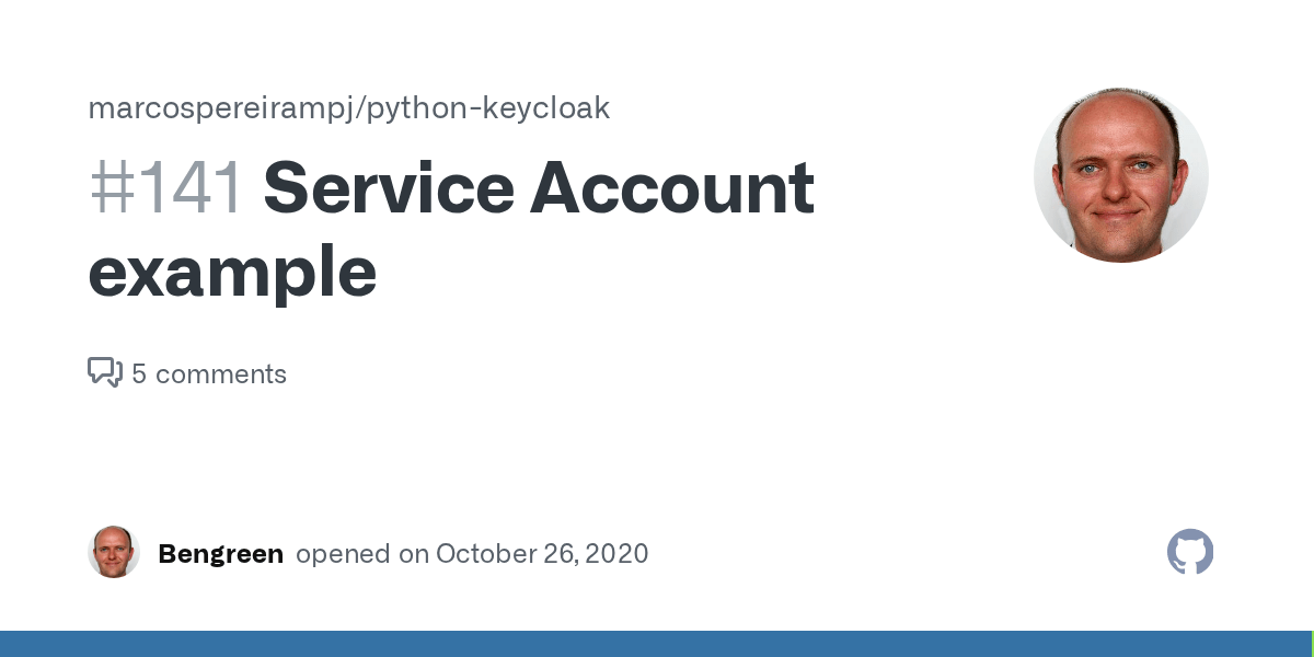 Service Account example · Issue 141 · marcospereirampj/pythonkeycloak