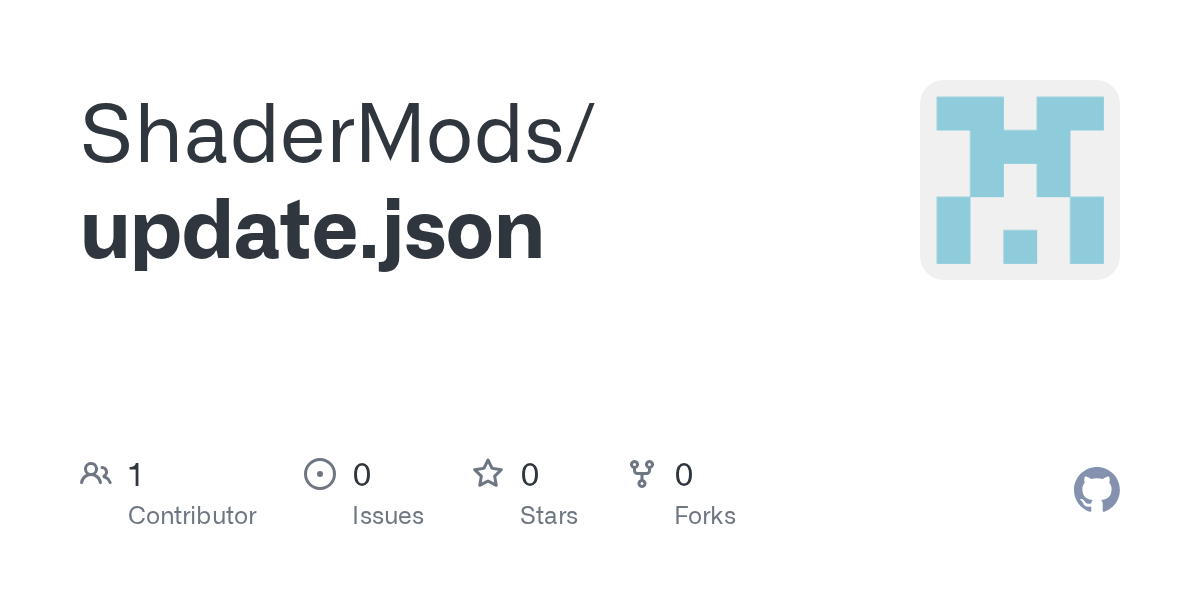 GitHub ShaderMods/update.json