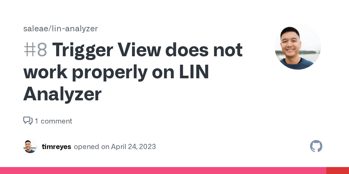 Trigger View does not work properly on LIN Analyzer · Issue 8 · saleae