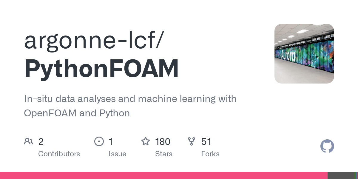 GitHub argonnelcf/PythonFOAM Insitu data analyses and machine