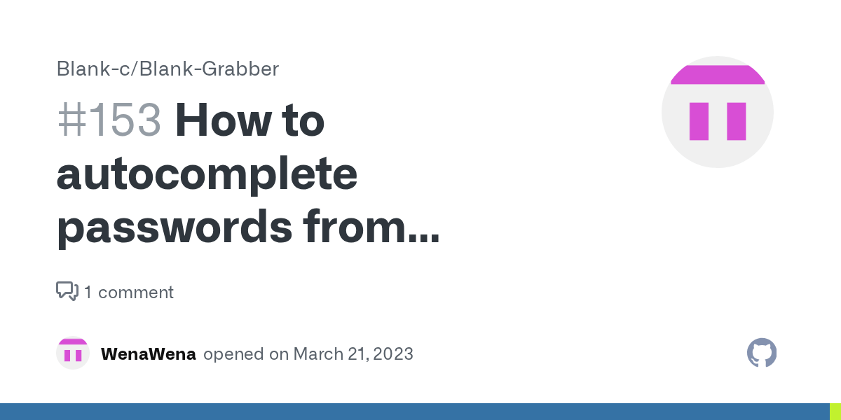 How to passwords from cookies? · Issue 153 · Blankc