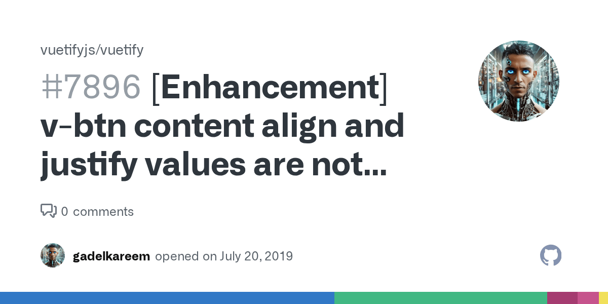 [Enhancement] vbtn content align and justify values are not accessible