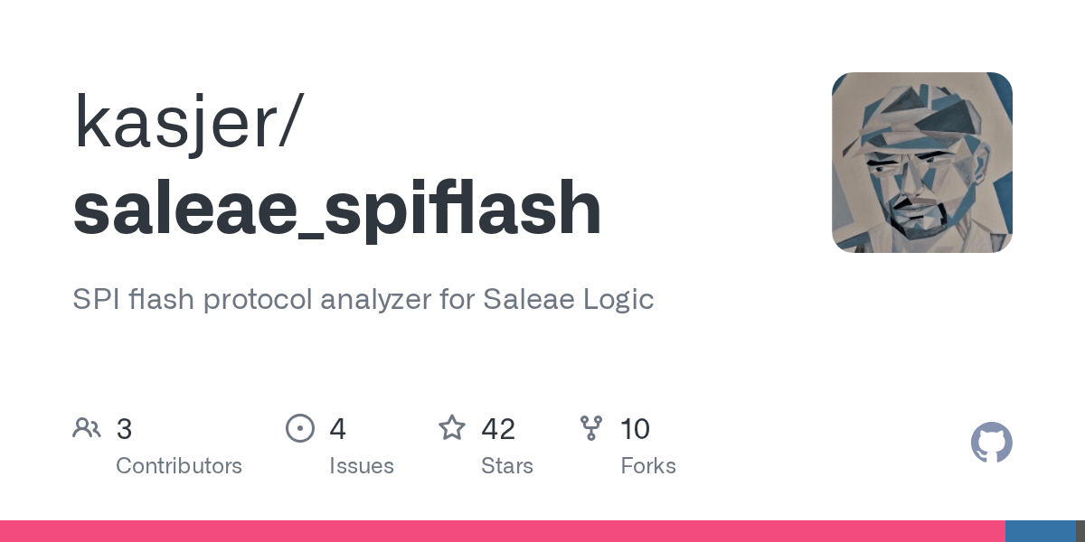 GitHub kasjer/saleae_spiflash SPI flash protocol analyzer for Saleae