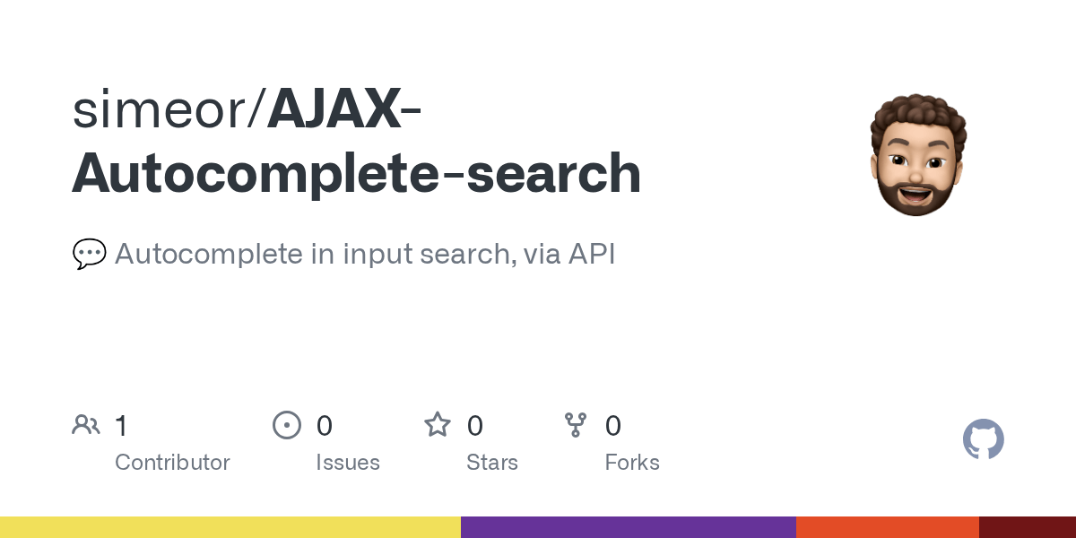 GitHub 💬 in input