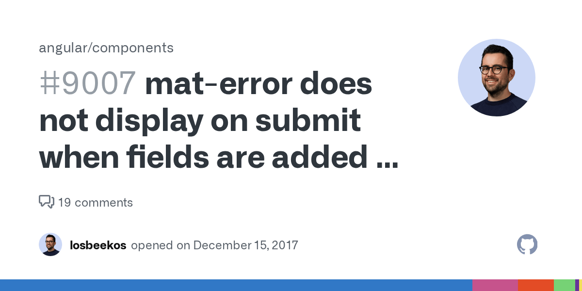 materror does not display on submit when fields are added in a