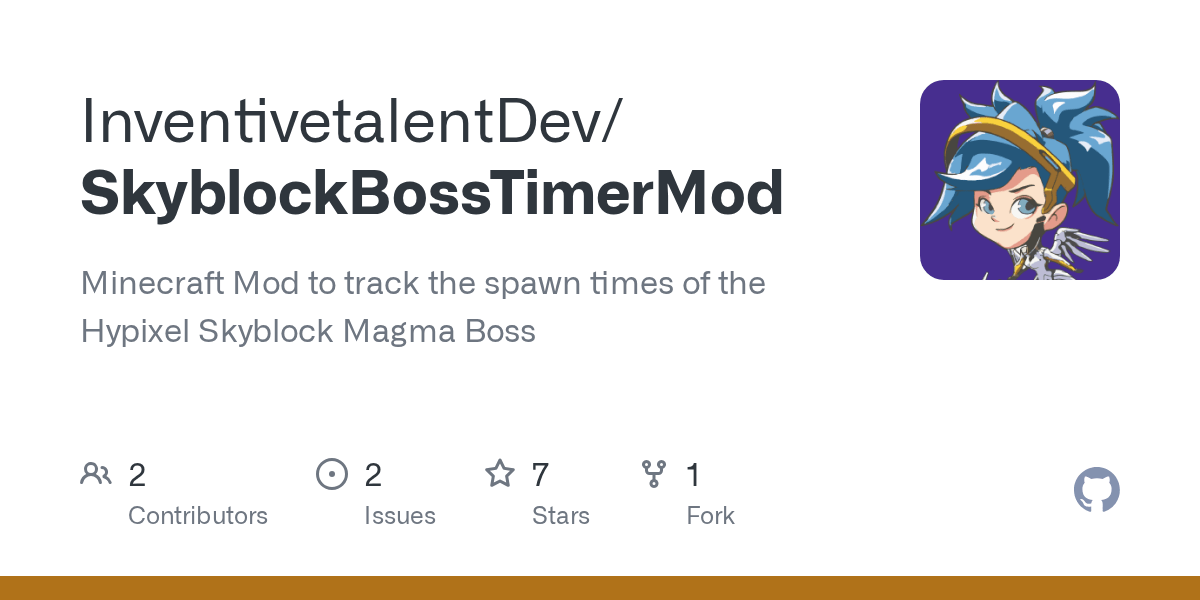 GitHub InventivetalentDev/SkyblockBossTimerMod Minecraft Mod to