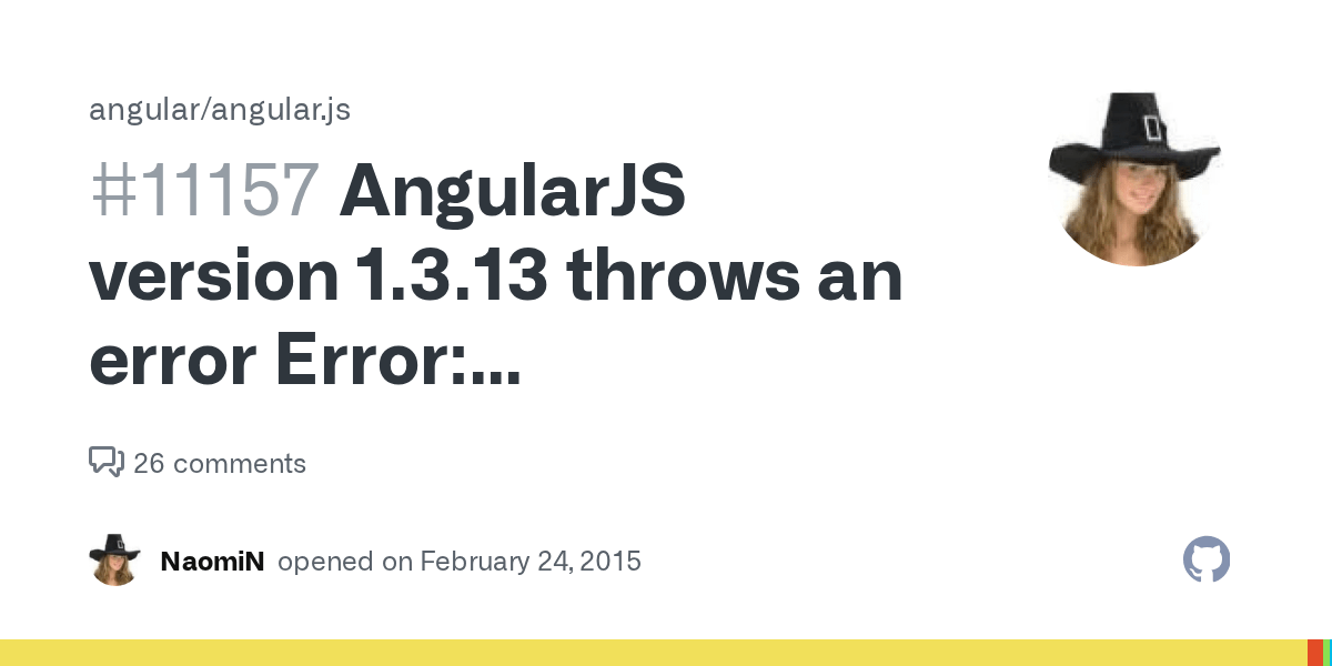 AngularJS version 1.3.13 throws an error Error [ngModelnumfmt