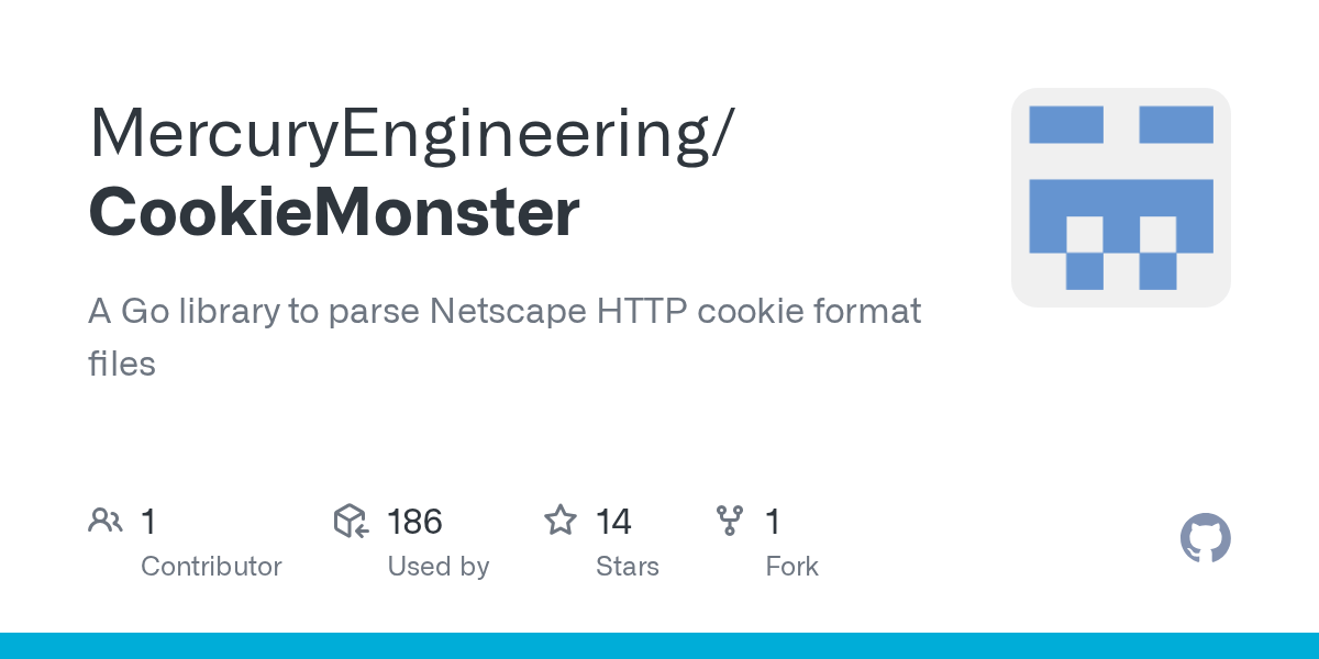 GitHub MercuryEngineering/CookieMonster A Go library to parse