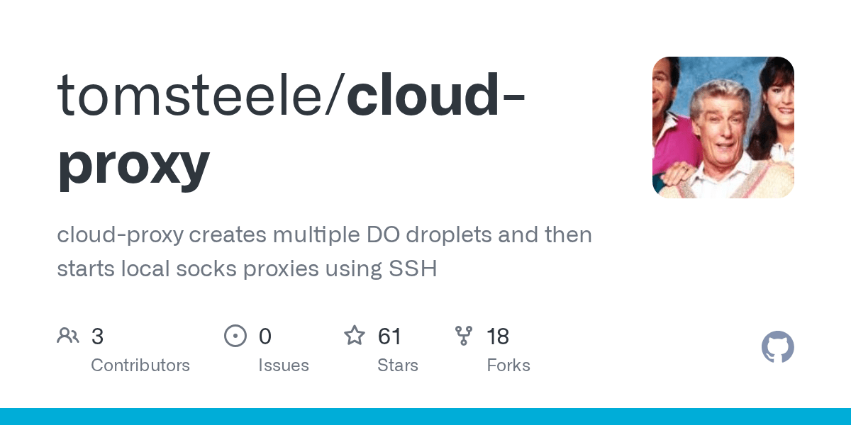 GitHub tomsteele/cloudproxy cloudproxy creates multiple DO