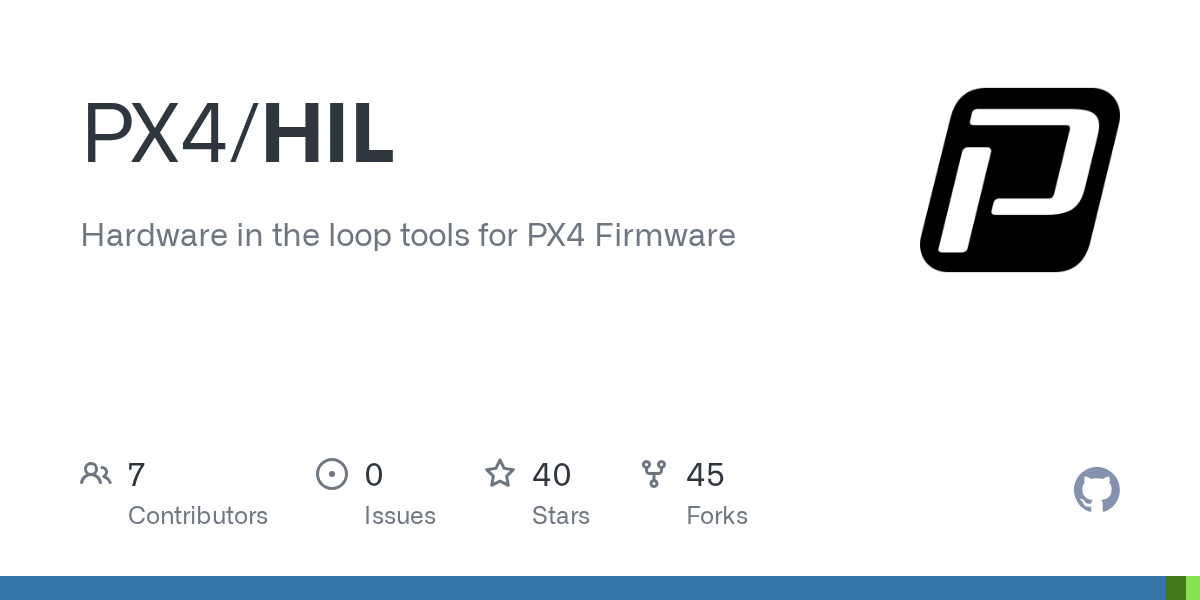 GitHub PX4/HIL Hardware in the loop tools for PX4 Firmware