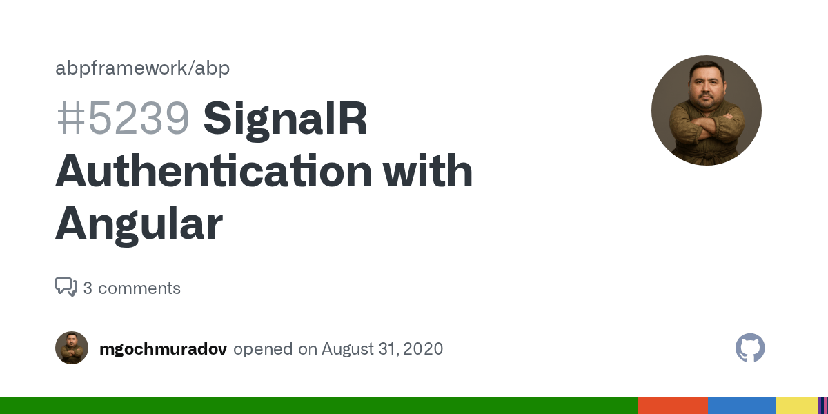 SignalR Authentication with Angular · Issue 5239 · abpframework/abp