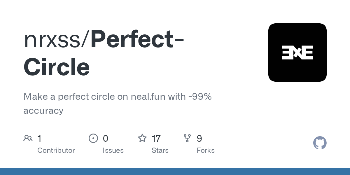 GitHub neek8044/PerfectCircle Make a perfect circle on neal.fun