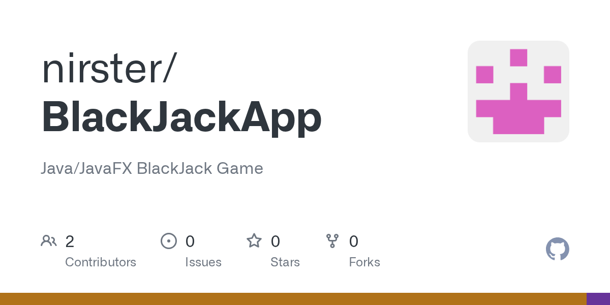 GitHub nirster/BlackJackApp Java/JavaFX BlackJack Game