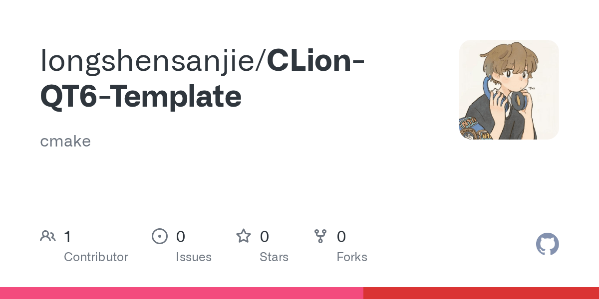 GitHub longshensanjie/ClionQT6Template cmake
