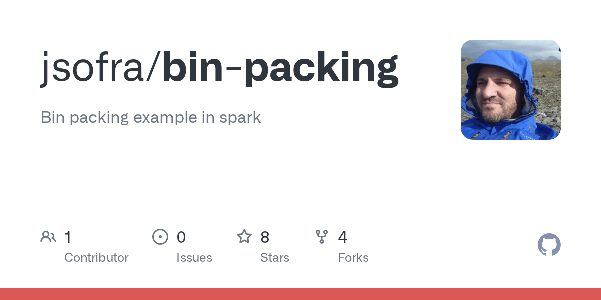 GitHub jsofra/binpacking Bin packing example in spark