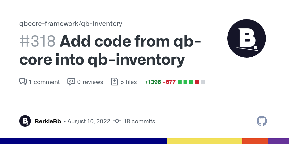 Add code from qbcore into qbinventory by BerkieBb · Pull Request 318