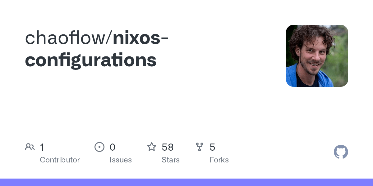 GitHub chaoflow/nixosconfigurations