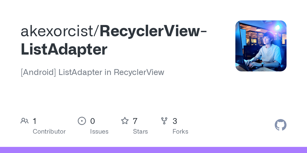 GitHub akexorcist/RecyclerViewListAdapter [Android] ListAdapter in