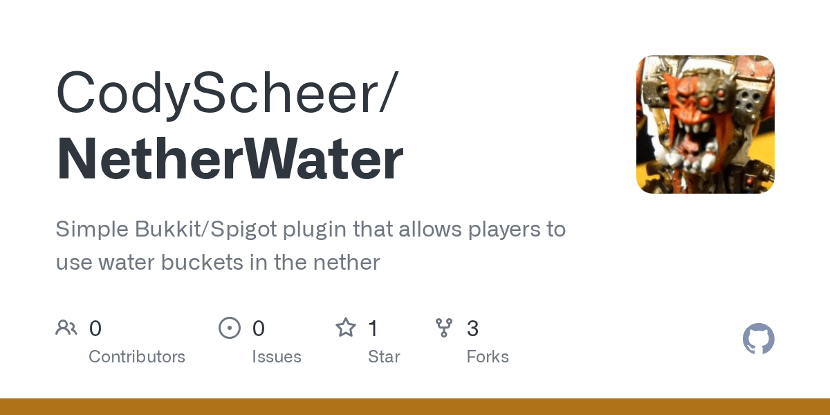 GitHub Simple Bukkit/Spigot plugin that