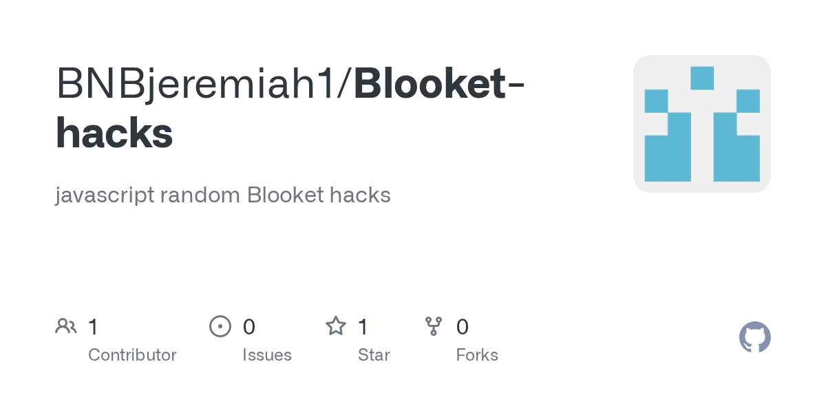 GitHub BNBjeremiah1/Blookethacks javascript random Blooket hacks