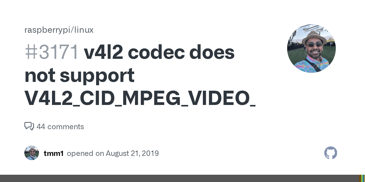v4l2 codec does not support V4L2_CID_MPEG_VIDEO_FORCE_KEY_FRAME · Issue