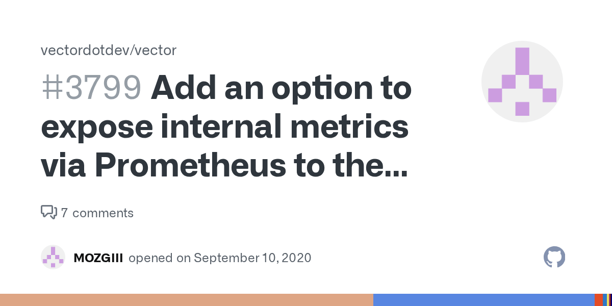 Add an option to expose internal metrics via Prometheus to the Helm