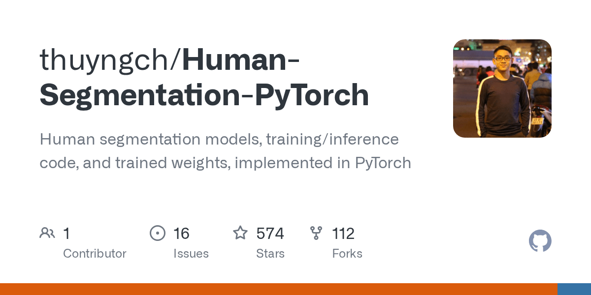 GitHub thuyngch/HumanSegmentationPyTorch Human segmentation models